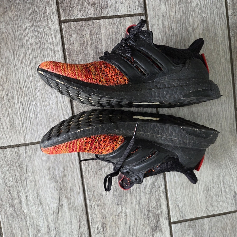 Adidas Ultraboost‎ 4.0 Game of Thrones Targaryen Dragons Shoes Men’s 8.5 Orange - Picture 4 of 14